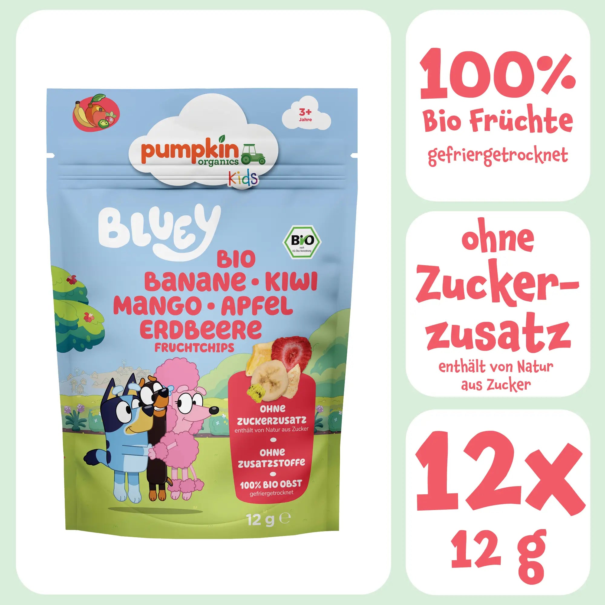 pumpkin-organics-bluey-bio-fruchtchips-banane-kiwi-12er-pack image 2