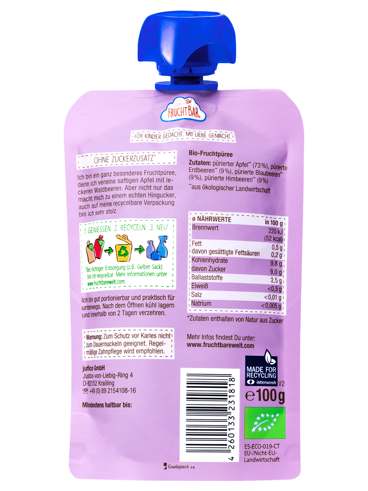 fruchtbar-bio-quetschie-apfel-waldfrucht-quetschbeutel-ab-6-monaten image 3