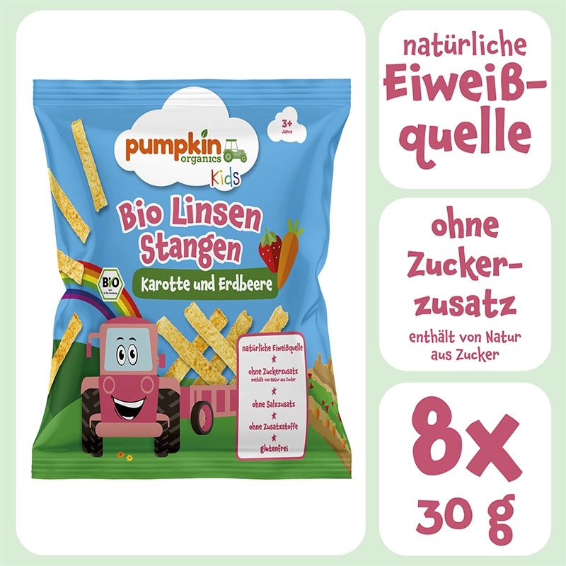 pumpkin-organics-linsen-stangen-karotte-erdbeere-8er-pack image 2