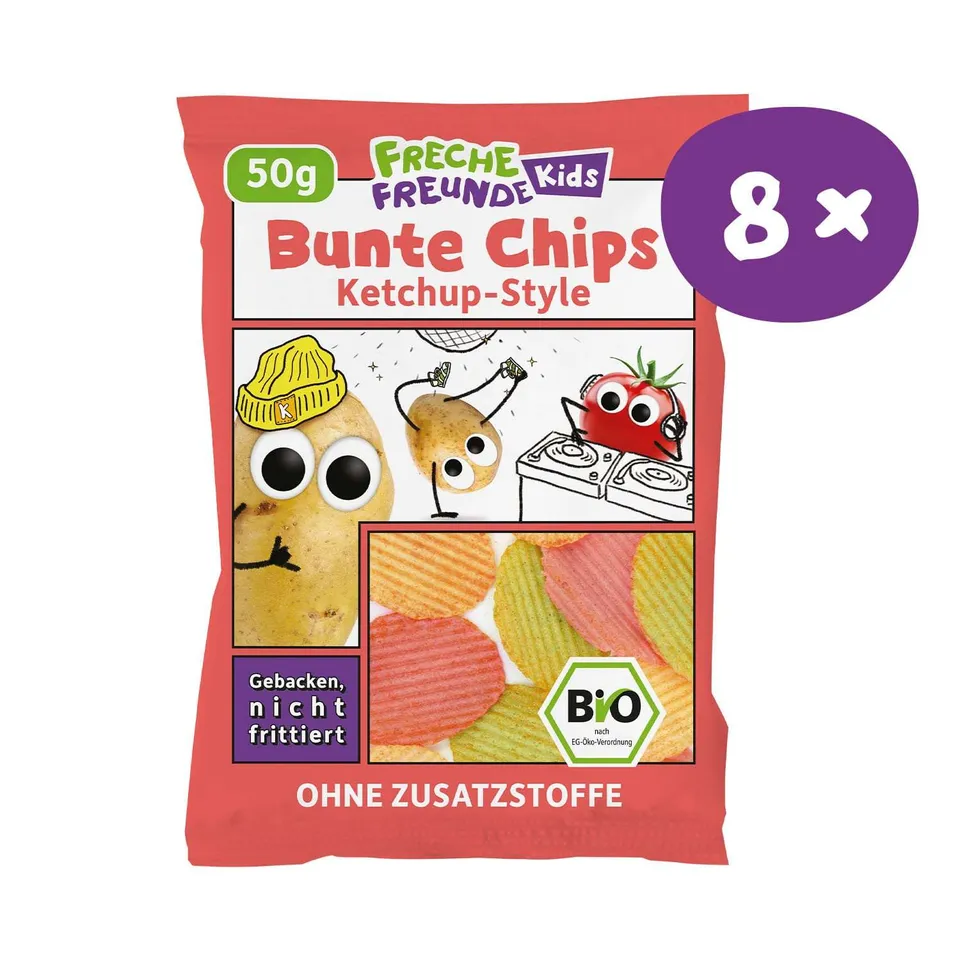 freche-freunde-herzhafte-snacks-bunte-chips-ketchup-style image 1