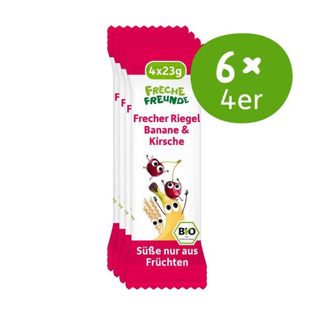 freche-freunde-riegel-banane-kirsche-kinderriegel-bio image 1