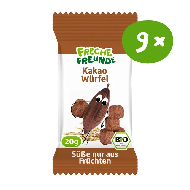 freche-freunde-knabberzeug-kakao-w-rfel-dattel-hafer-snack image 1
