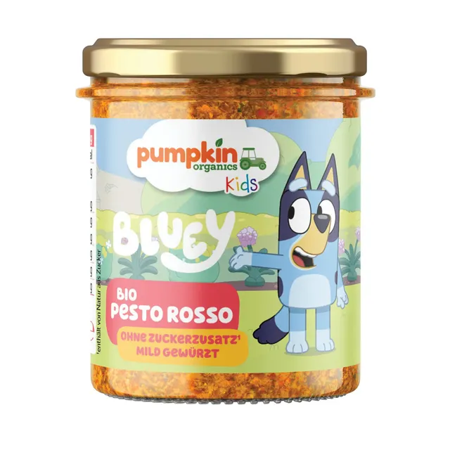pumpkin-organics-bluey-pesto-rosso-kids-tomatenpesto-6er-pack-vegan image 1