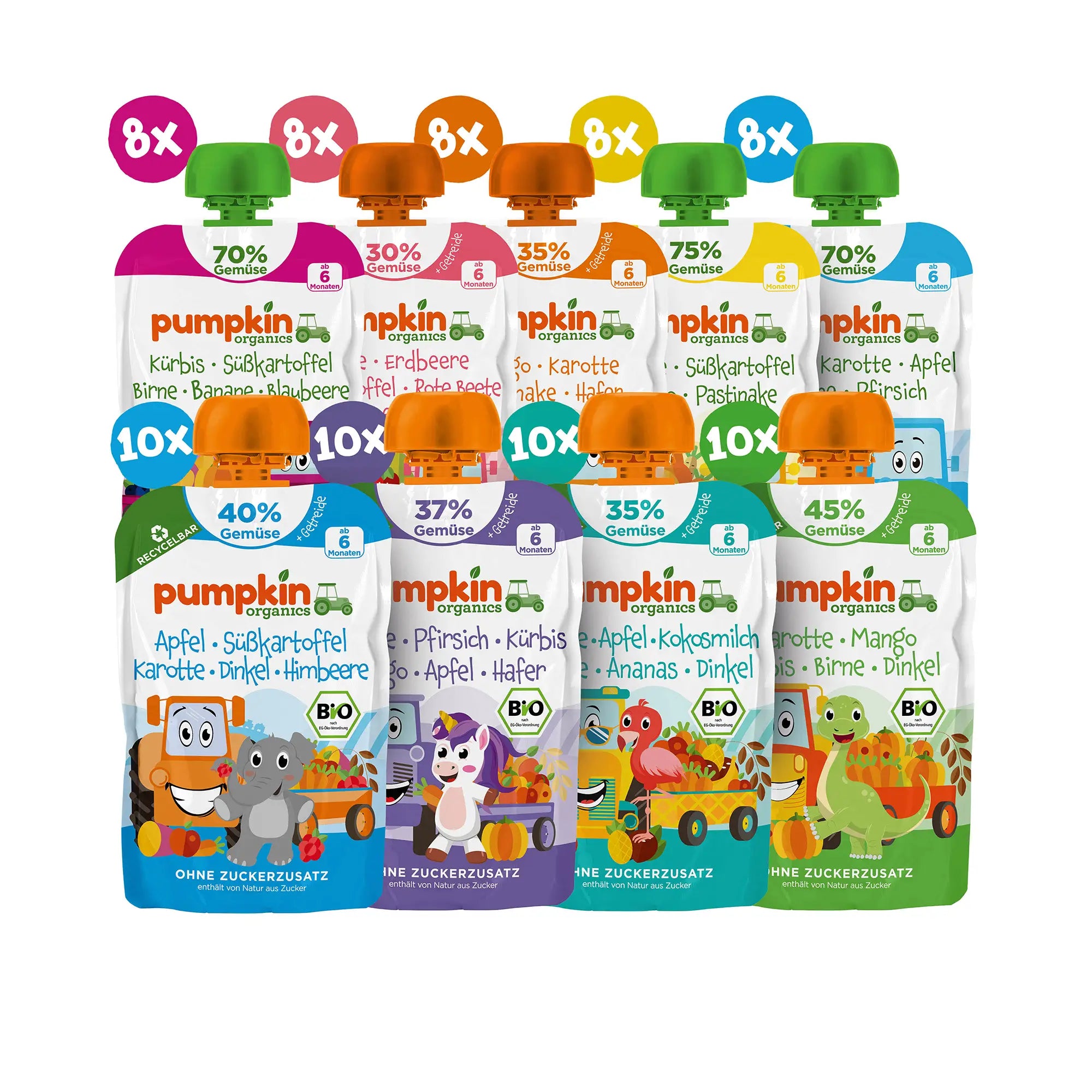 pumpkin-organics-bio-gem-se-quetschies-rainbow-bundle-72x-gem-sebrei image 3