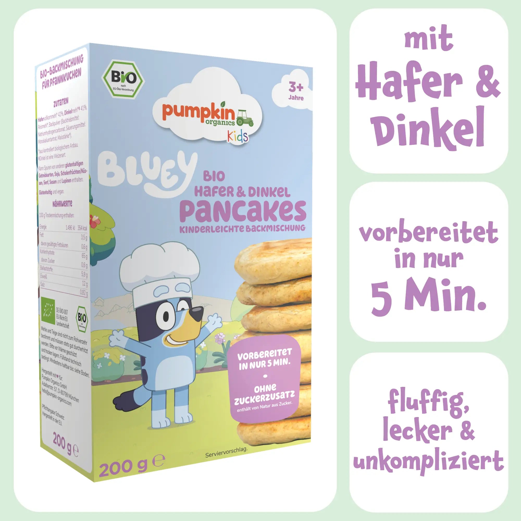 pumpkin-organics-bluey-bio-pancake-backmischung-einzelpack-ab-3-j image 2