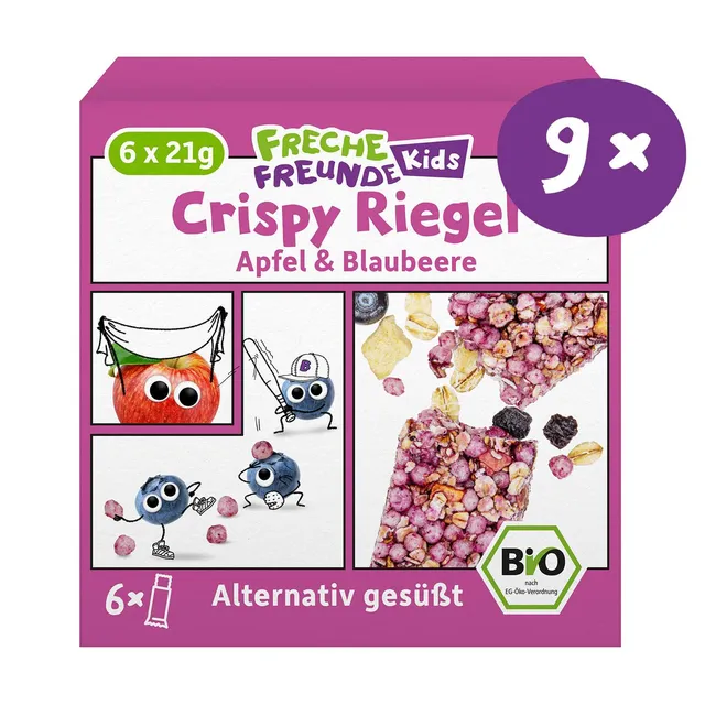 freche-freunde-riegel-crispy-apfel-blaubeere-mit-vollkorn image 1