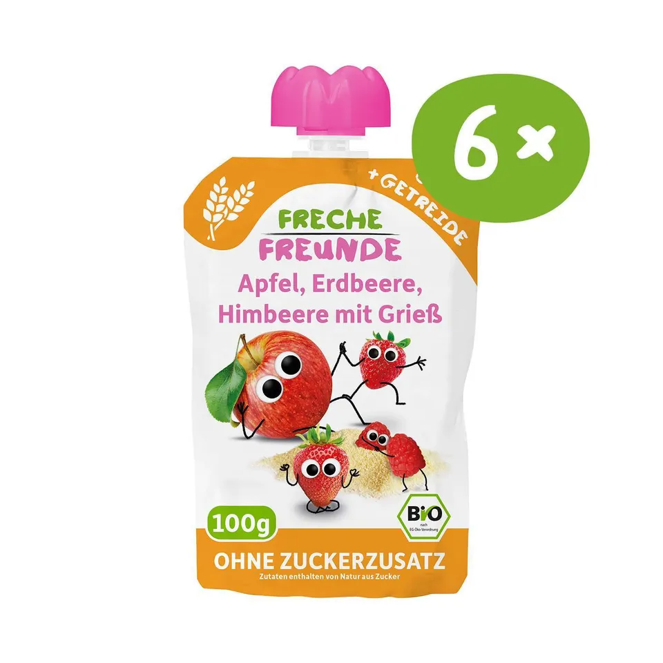 freche-freunde-quetschie-apfel-erdbeere-himbeere-grie-bio image 1