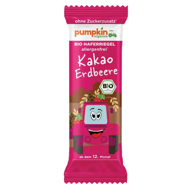 pumpkin-organics-bio-haferriegel-kakao-erdbeere-18er-pack image 1