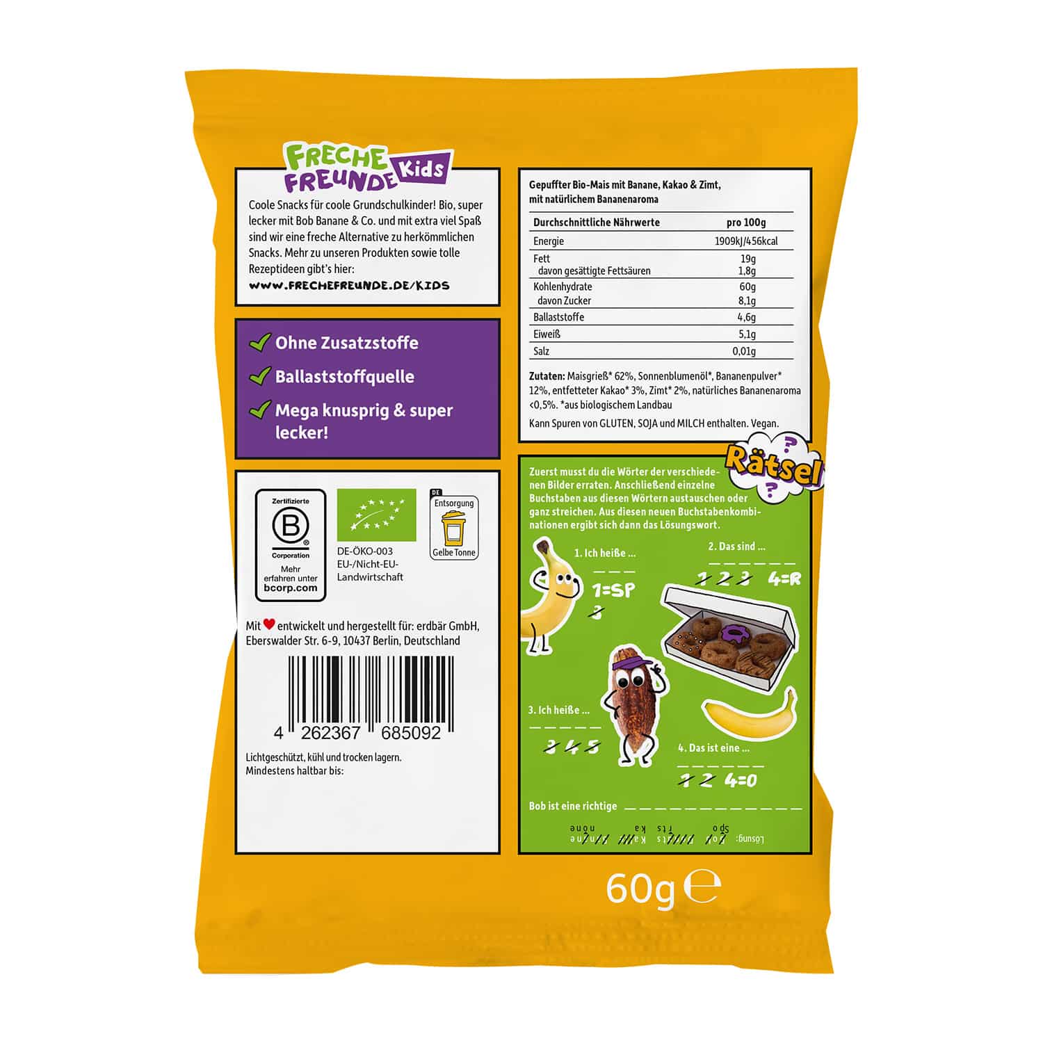 freche-freunde-knabberzeug-knusper-donuts-banane-kakao-zimt-5er-pack image 7
