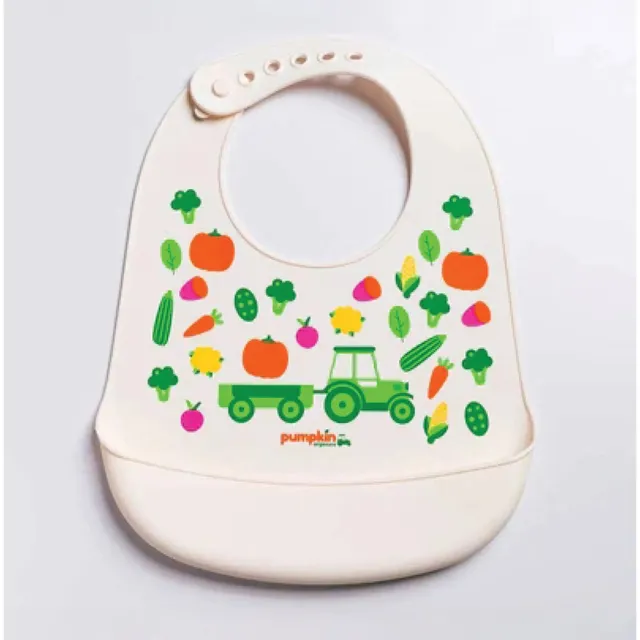 pumpkin-organics-silikon-l-tzchen-bpa-frei-mit-auffangschale image 1