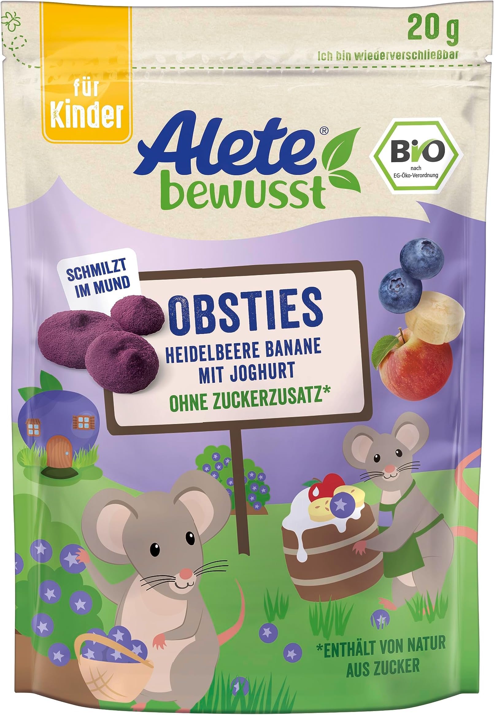 alete-obsties-heidelbeere-banane-joghurt-fruchtchips-5x20g image 1