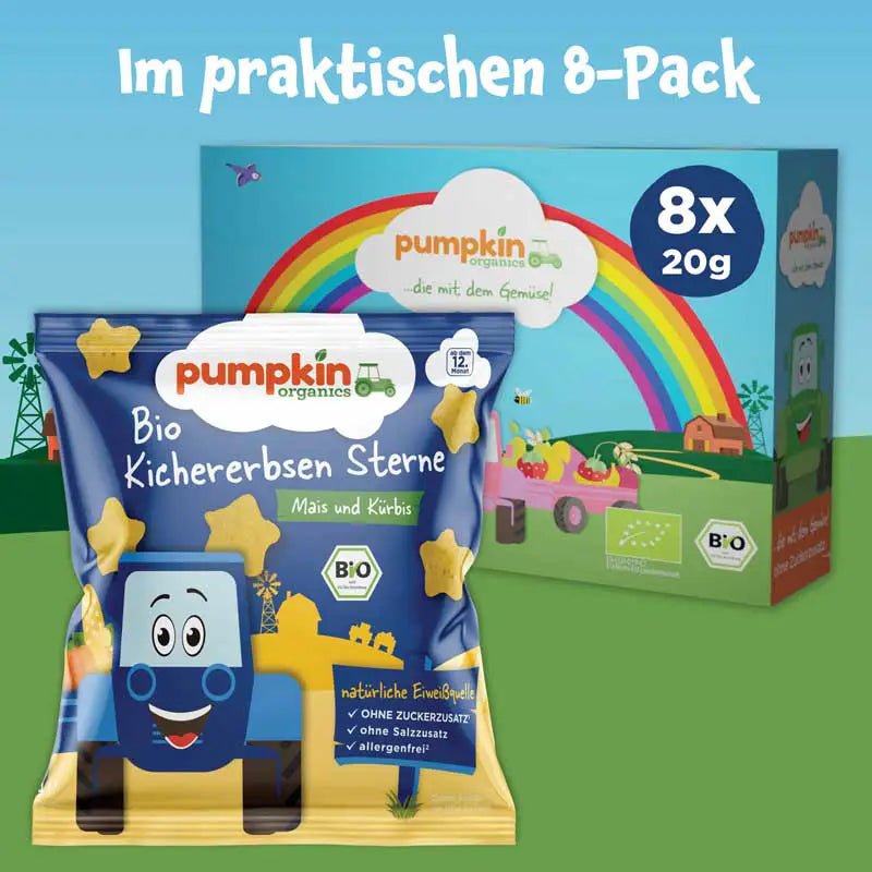 pumpkin-organics-kichererbsen-sterne-mais-k-rbis-snack-8er-pack image 7