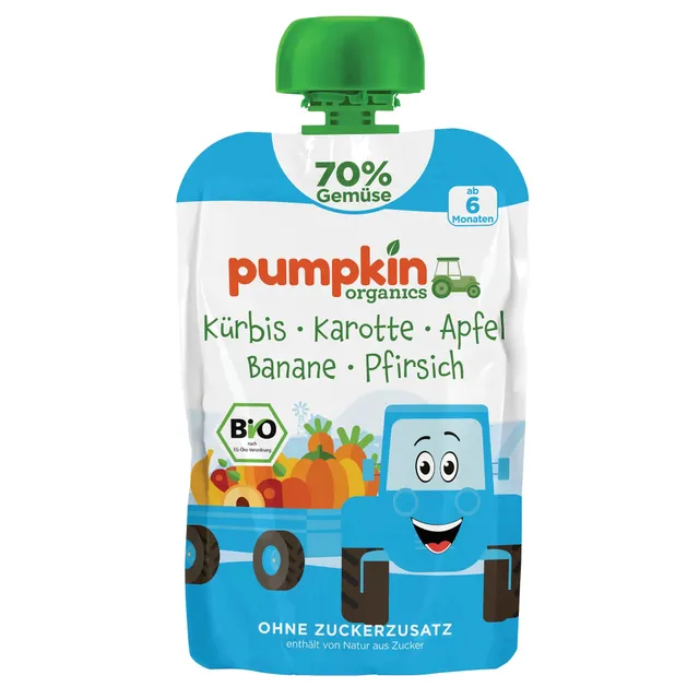 pumpkin-organics-bio-gem-se-quetschies-k-rbis-karotte-8er-pack image 1