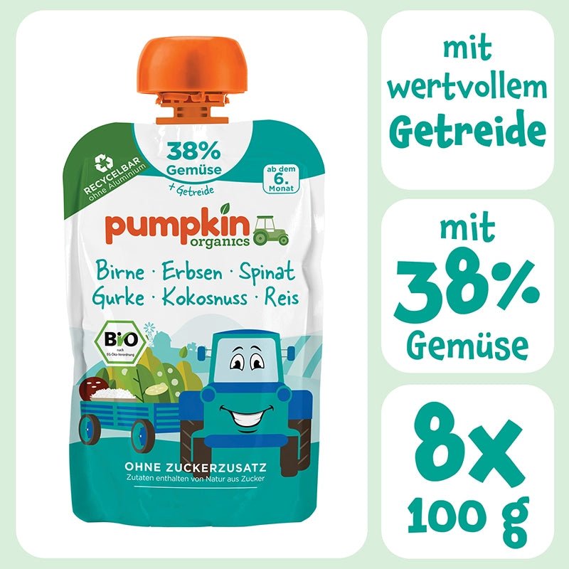 pumpkin-organics-bio-gem-se-getreide-quetschie-birne-erbse-8er-mhd image 2