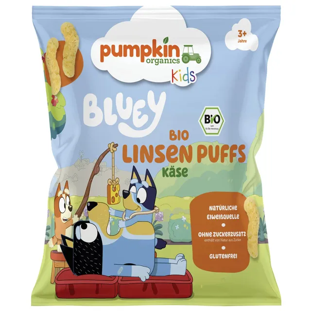 pumpkin-organics-bluey-linsen-puffs-k-se-snack-8er-pack image 1