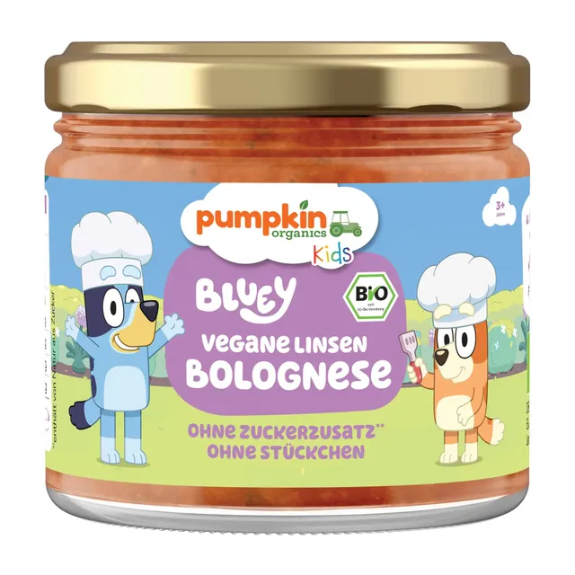 pumpkin-organics-bluey-linsen-bolognese-vegan-6er-pack-glutenfrei image 1