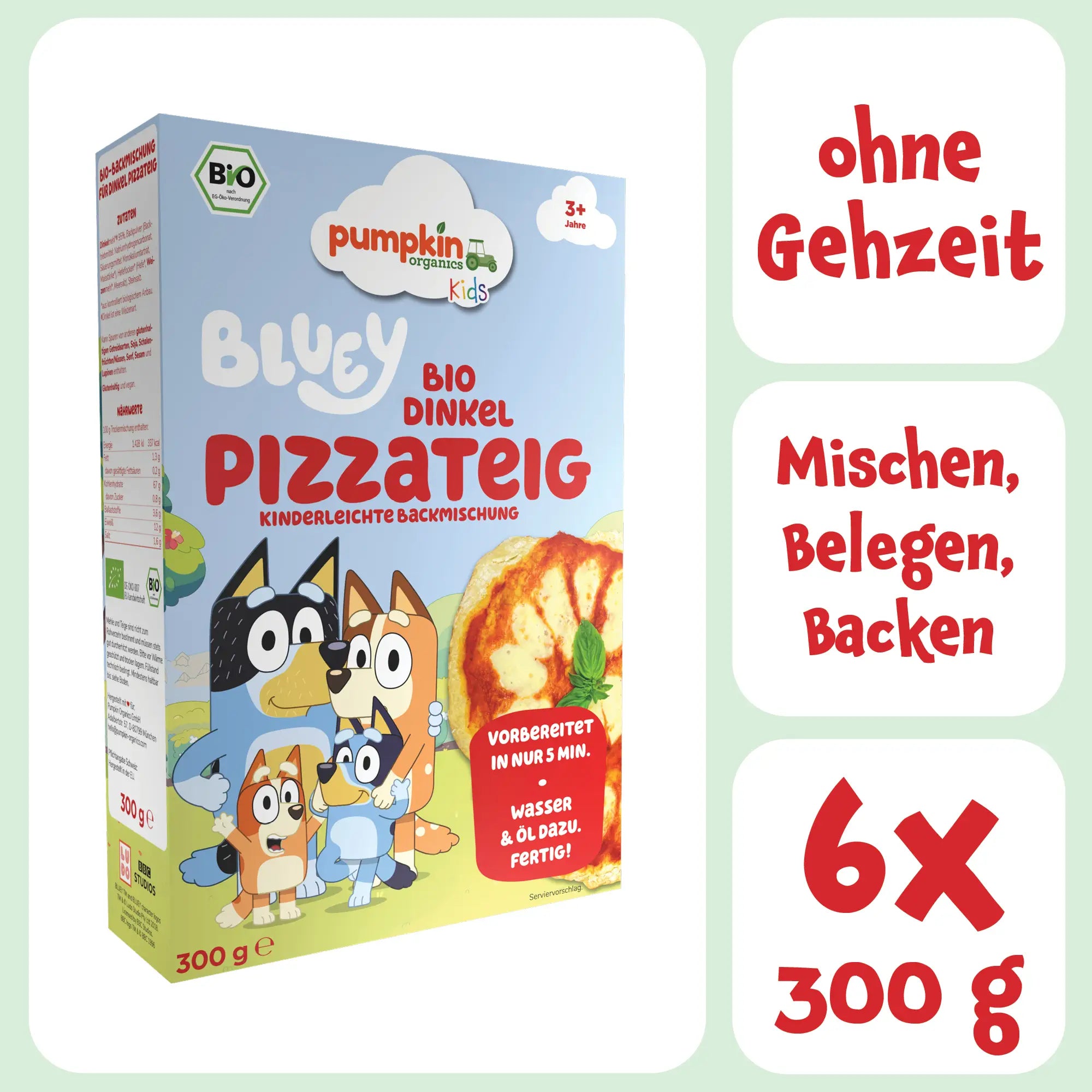 pumpkin-organics-bluey-bio-dinkel-pizzateig-backmischung-6er-pack image 2