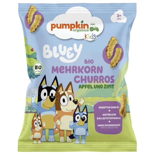 pumpkin-organics-bluey-mehrkorn-churros-apfel-zimt-8er image 1