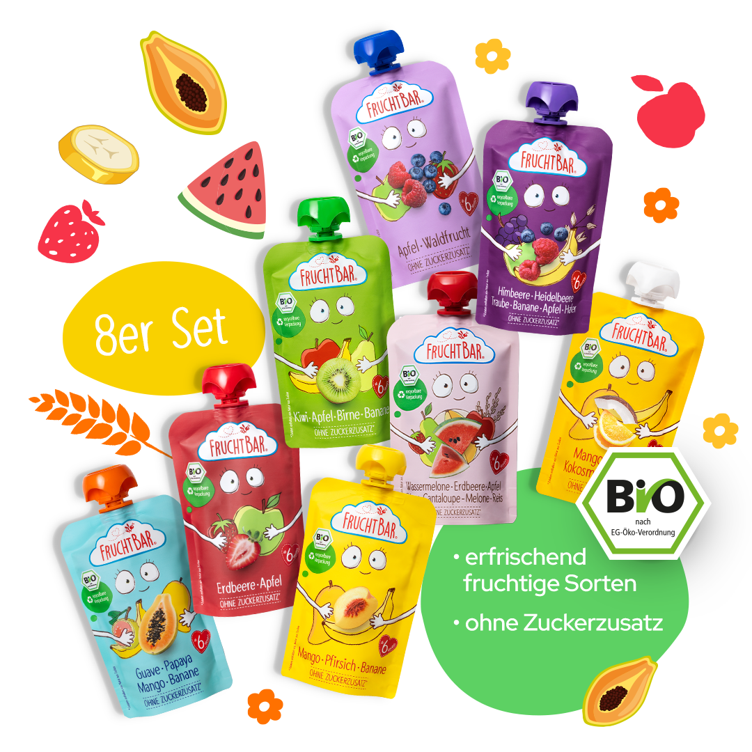fruchtbar-bio-quetschie-sommer-set-quetschies-ab-6-monaten-vegan image 1