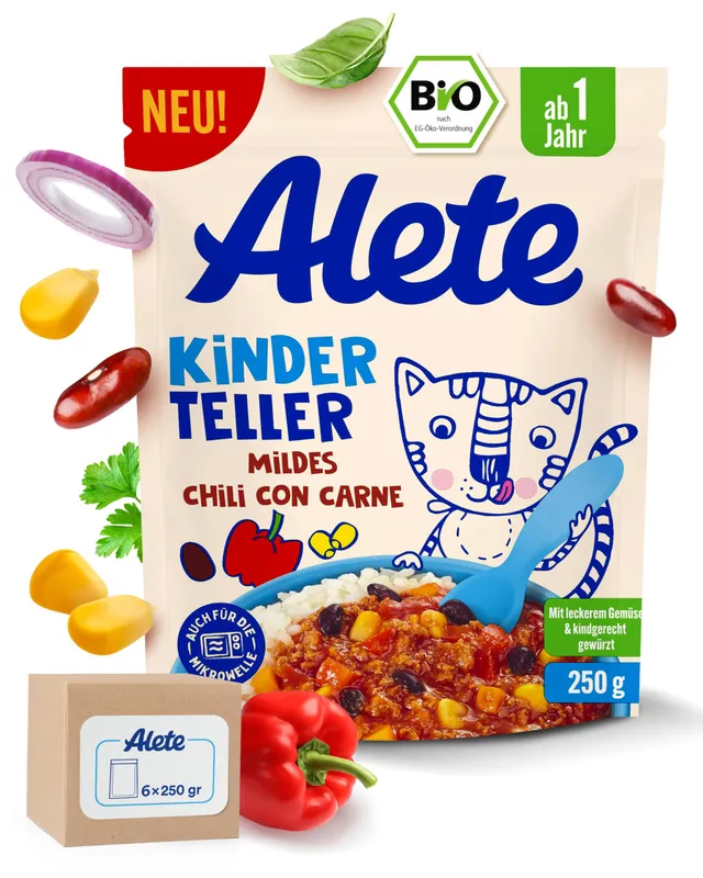 alete-kinderteller-mildes-chili-con-carne-bio-250g-6er-pack image 1