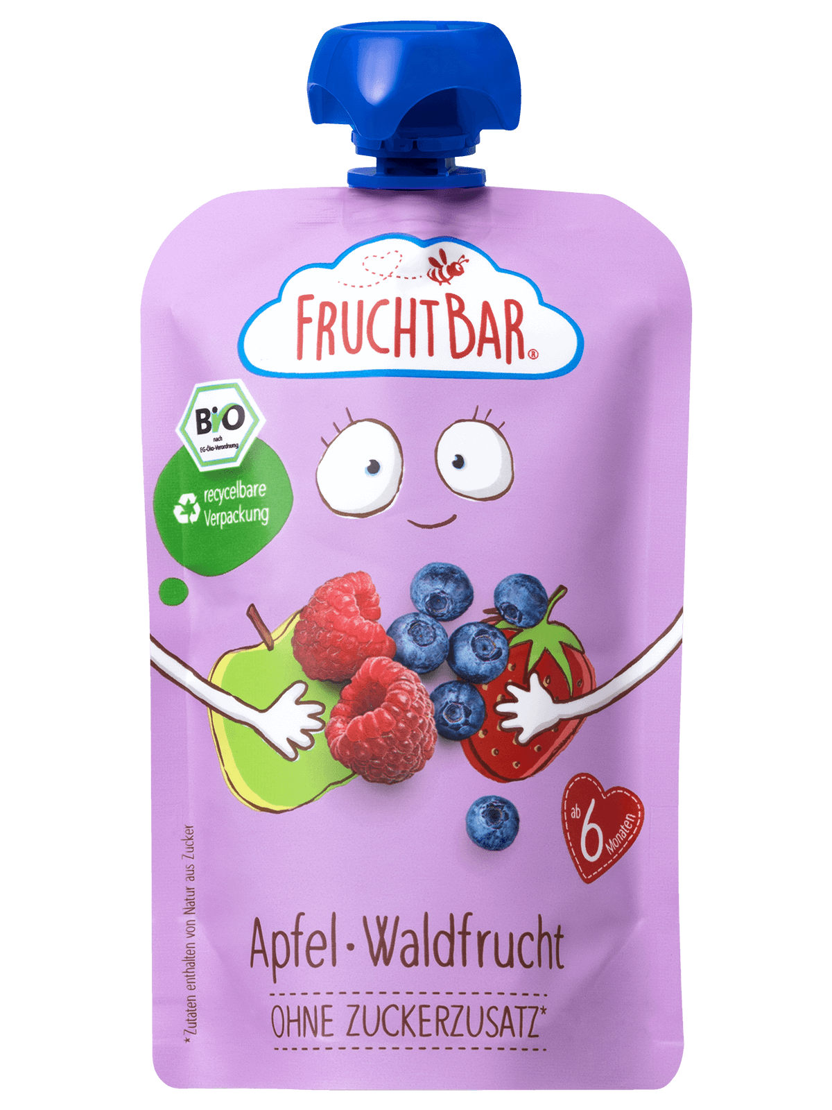 fruchtbar-bio-quetschie-apfel-waldfrucht-quetschbeutel-ab-6-monaten image 2