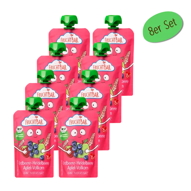 fruchtbar-bio-quetschie-erdbeere-heidelbeere-apfel-vollkorn-ab-6-monaten image 1