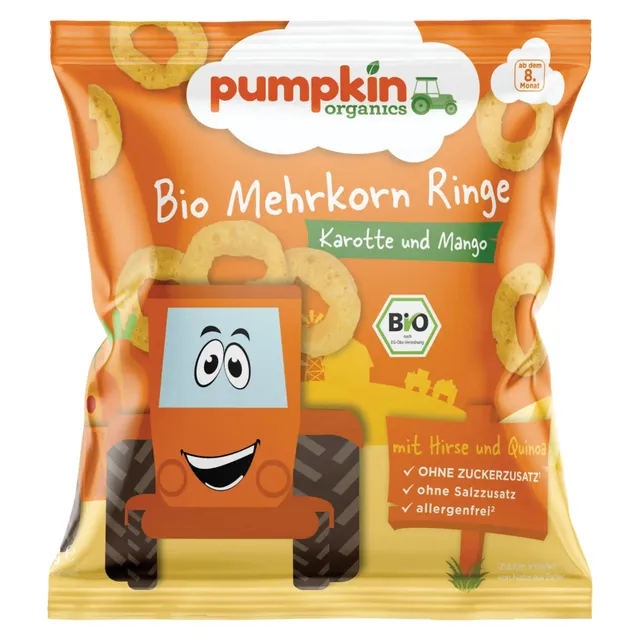 pumpkin-organics-mehrkorn-ringe-karotte-mango-snack-8er-pack image 1