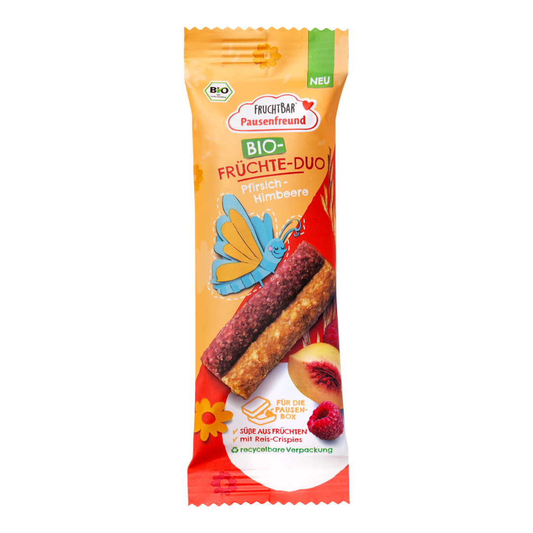 fruchtbar-bio-fr-chte-duo-pfirsich-himbeere-fruchtriegel-einzelst-ck image 2