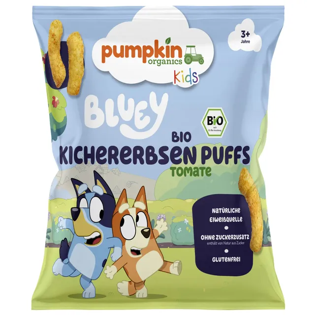 pumpkin-organics-bluey-kichererbsen-puffs-tomate-8er-pack-glutenfrei image 1