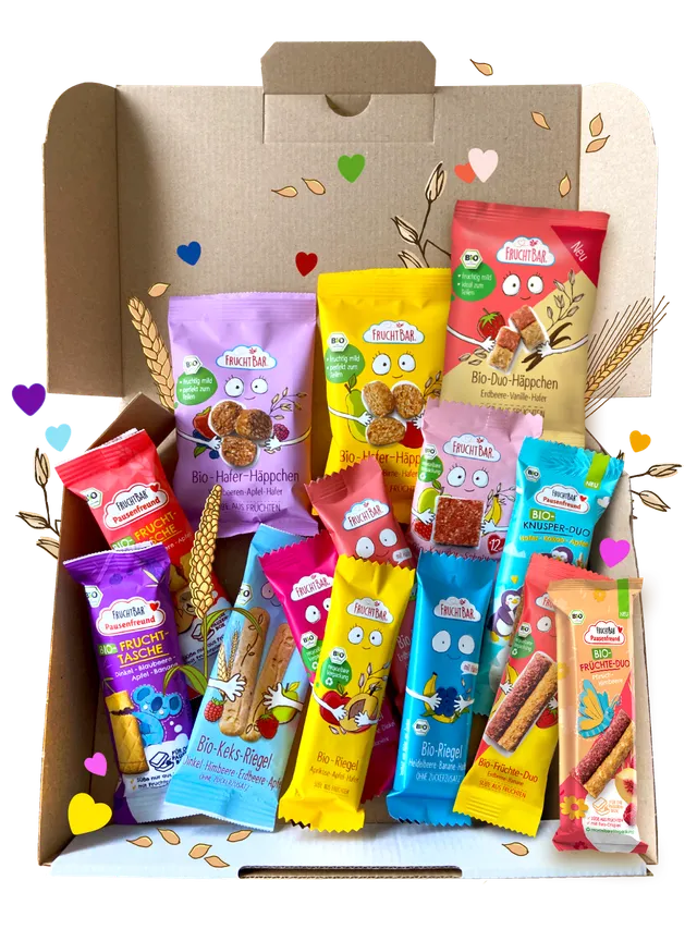 fruchtbar-bio-riegel-probier-box-ab-3-jahren-vorteilspaket image 1