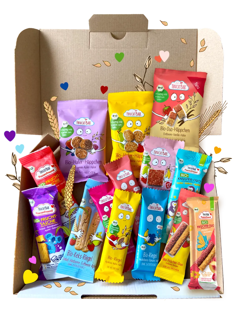fruchtbar-bio-riegel-probier-box-ab-3-jahren-vorteilspaket image 1