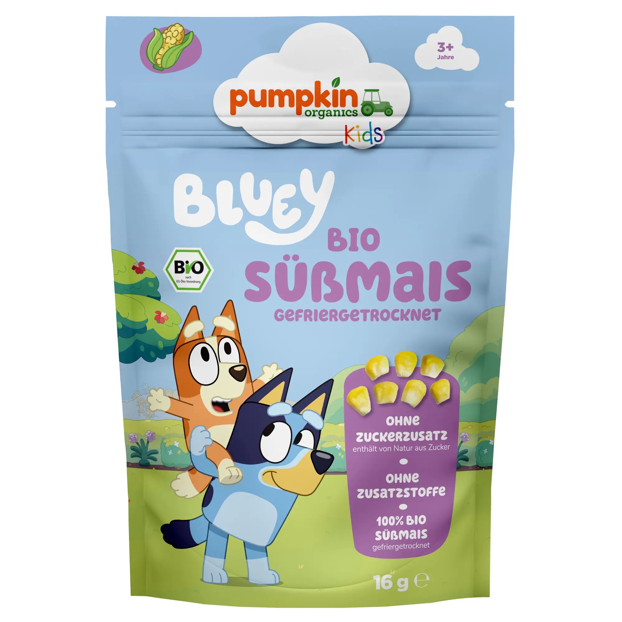 pumpkin-organics-bluey-bio-s-mais-gefriergetrocknet-12er-pack image 1