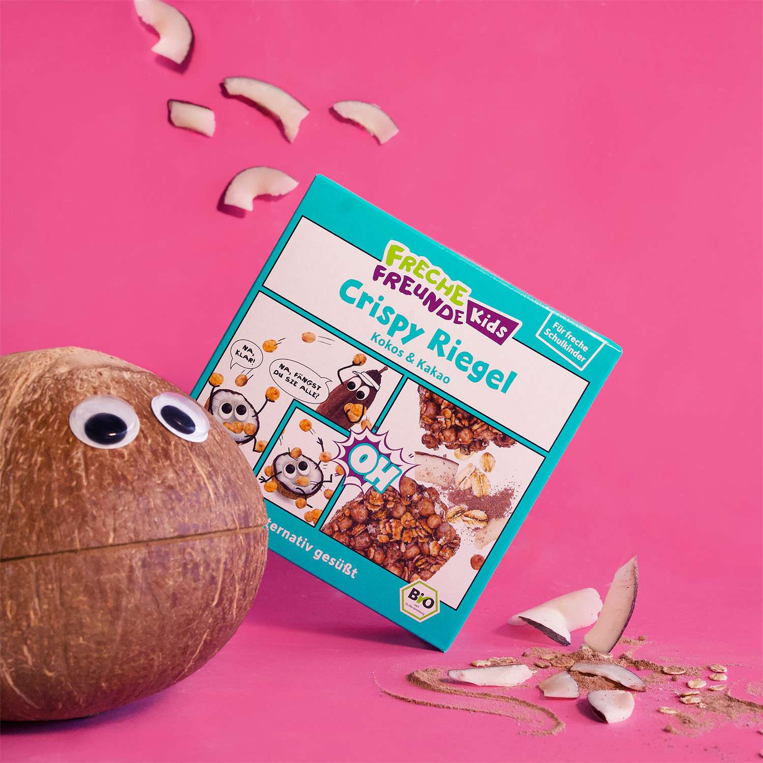 freche-freunde-riegel-crispy-kokos-kakao-bio-rice-knusperriegel-vegan image 2