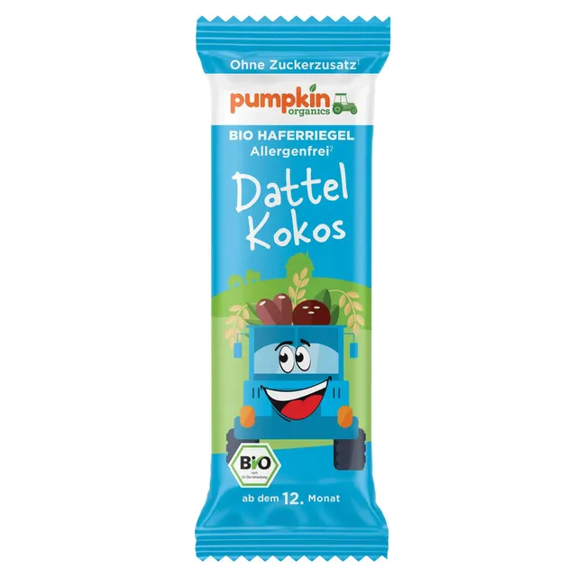 pumpkin-organics-bio-haferriegel-dattel-kokos-18er-ohne-zuckerzusatz image 1