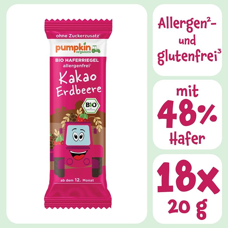 pumpkin-organics-bio-haferriegel-kakao-erdbeere-18er-pack image 2