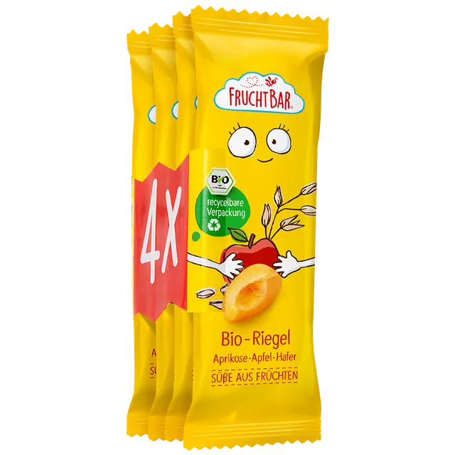 fruchtbar-bio-riegel-aprikose-apfel-hafer-4er-pack-ab-3-jahren image 1