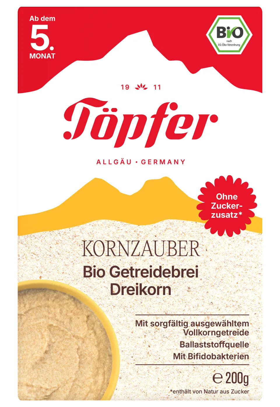 t-pfer-kornzauber-bio-getreidebrei-dreikorn image 1
