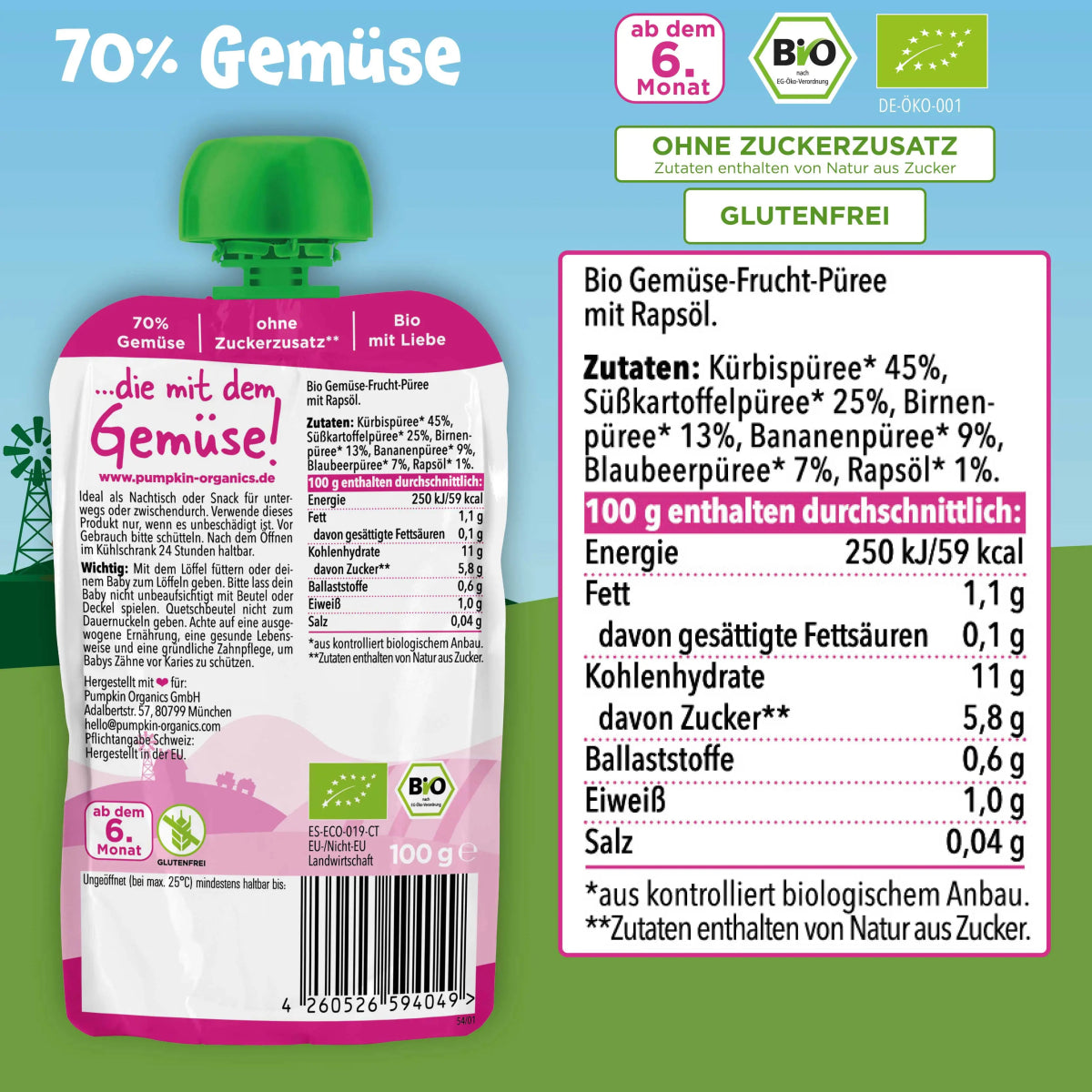 pumpkin-organics-bio-gem-se-quetschies-probierpaket-30er-ohne-zuckerzusatz image 6