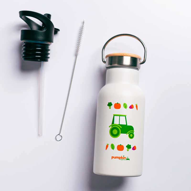 pumpkin-organics-trinkflasche-edelstahl-kikadu-mit-2-deckeln image 3