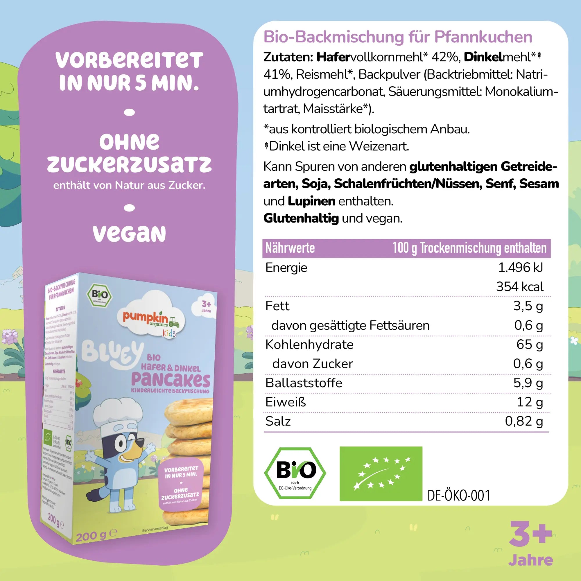 pumpkin-organics-bluey-bio-pancake-backmischung-einzelpack-ab-3-j image 4