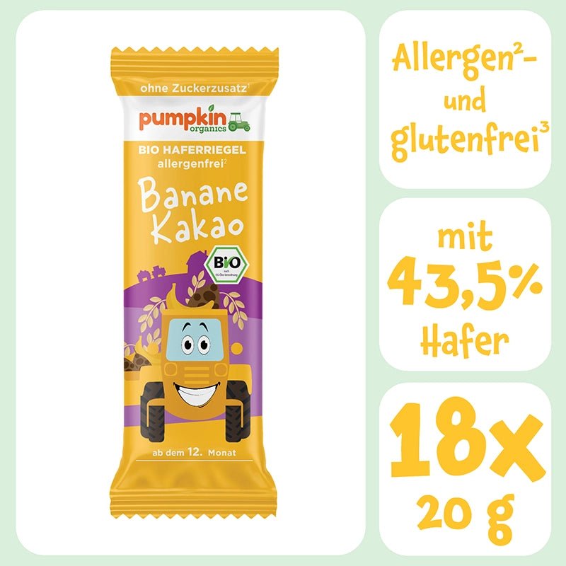 pumpkin-organics-bio-haferriegel-banane-kakao-18er-ohne-zuckerzusatz image 2