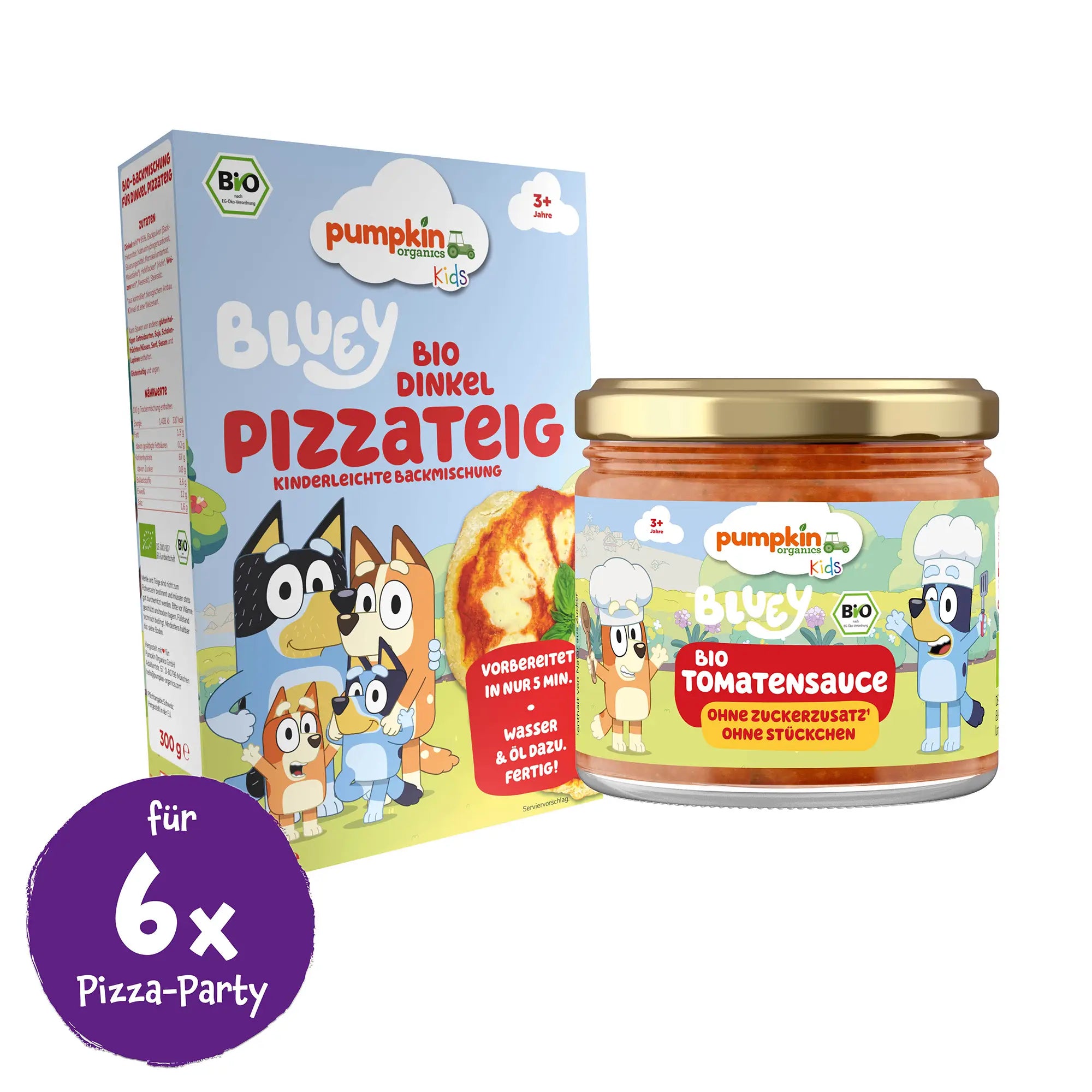 pumpkin-organics-bluey-pizza-party-bundle-dinkel-pizzateig image 1