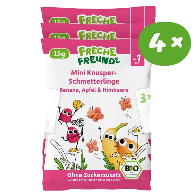 freche-freunde-mini-knusper-schmetterlinge-banane-apfel-himbeere-snack image 1