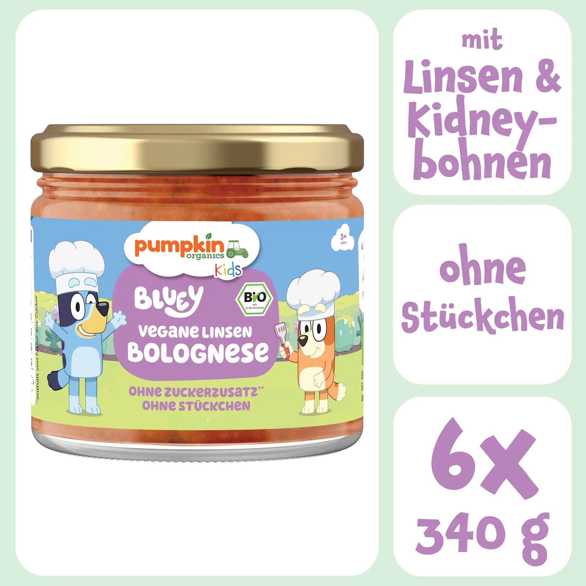 pumpkin-organics-bluey-linsen-bolognese-vegan-6er-pack-glutenfrei image 2