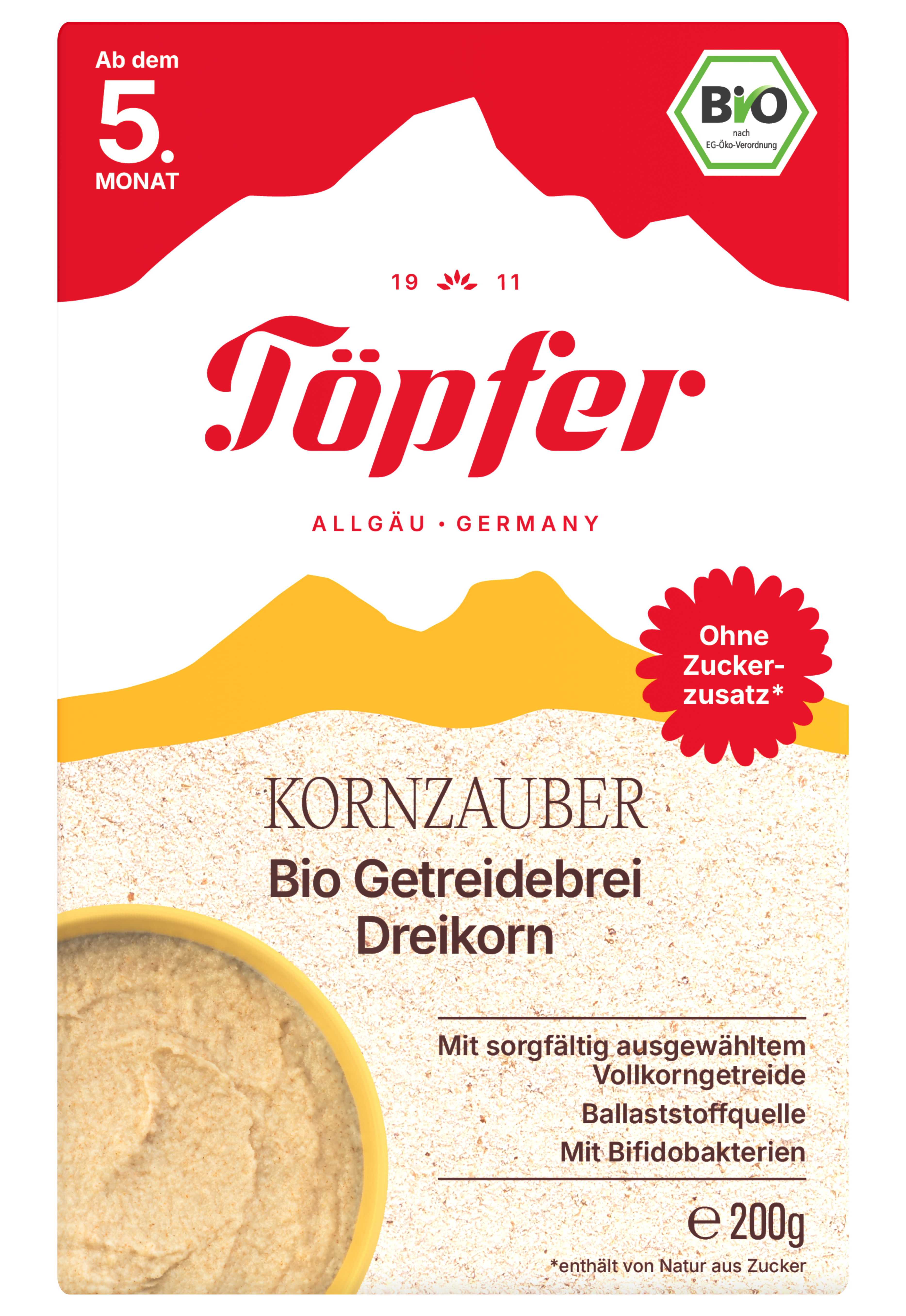 t-pfer-kornzauber-bio-getreidebrei-dreikorn image 1
