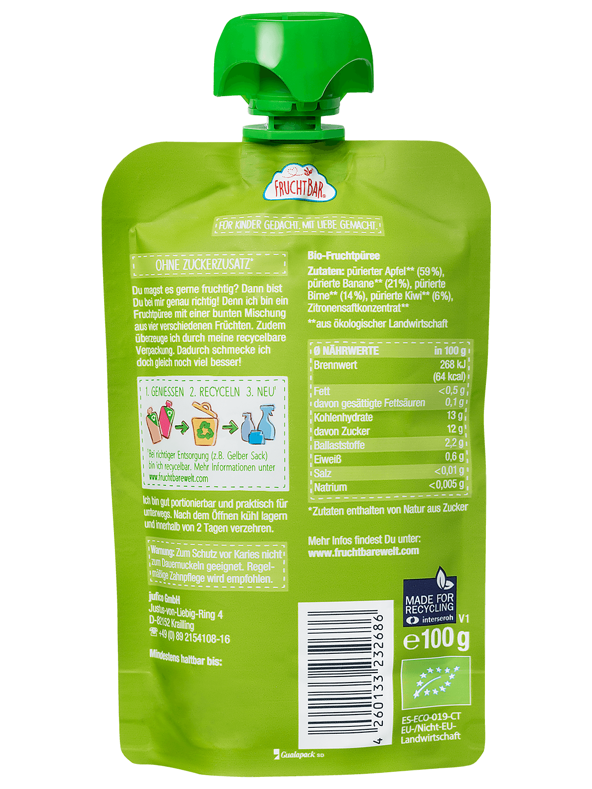 fruchtbar-bio-quetschie-kiwi-apfel-birne-banane-ab-6-monaten image 3