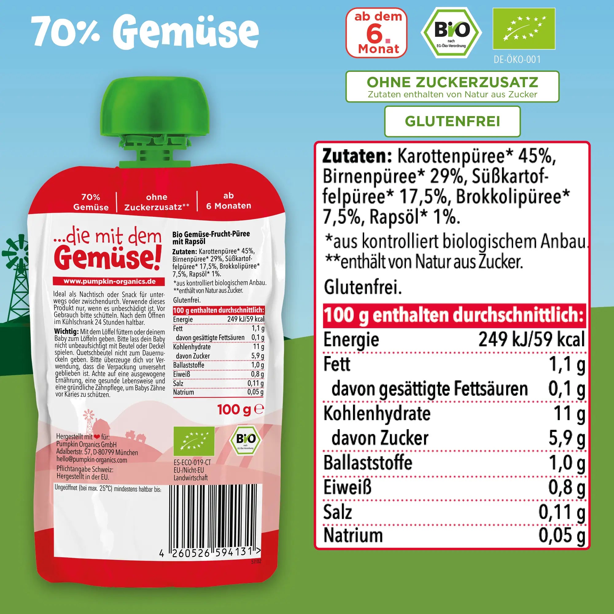 pumpkin-organics-bio-gem-se-quetschies-probierpaket-30er-ohne-zuckerzusatz image 4