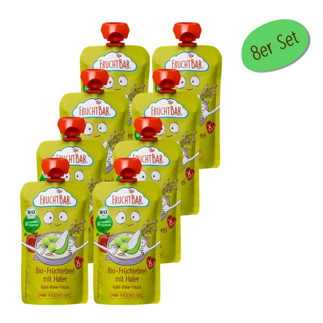 fruchtbar-bio-quetschie-fr-chte-haferbrei-apfel-birne-traube-120g-vegan image 1