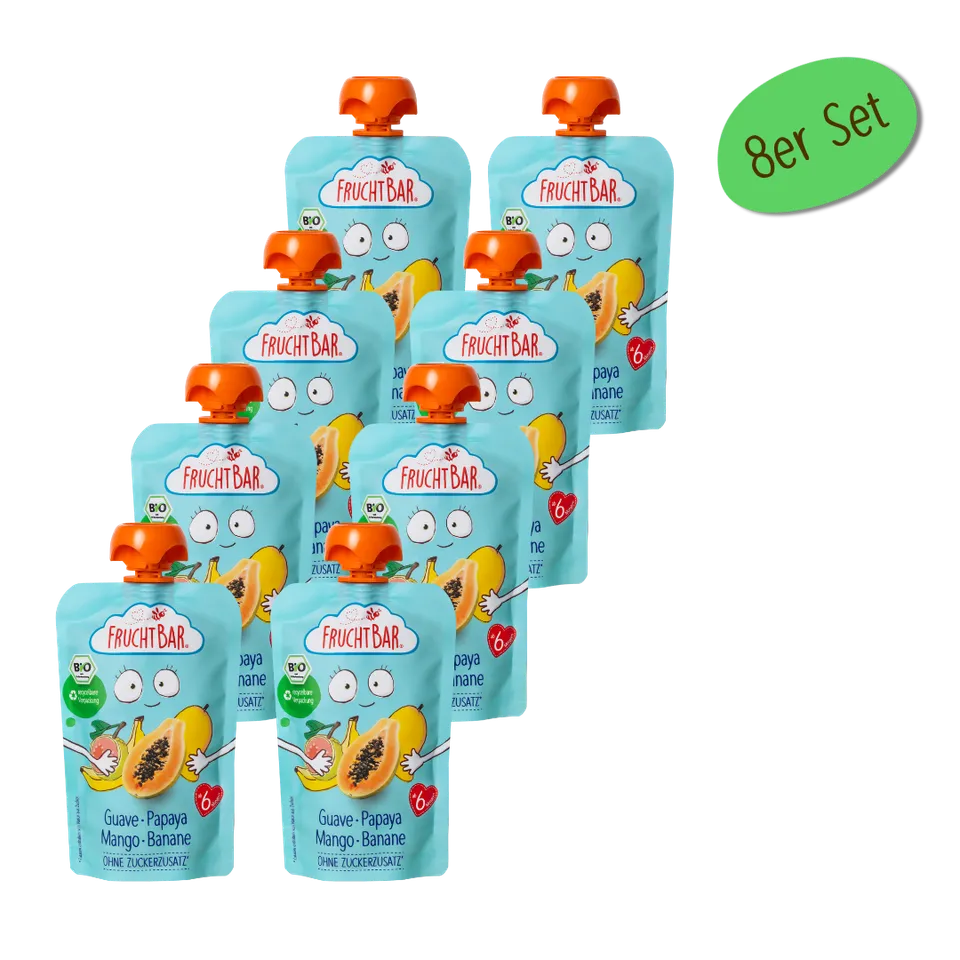 fruchtbar-bio-quetschie-guave-papaya-mango-banane-fruchtmus image 1