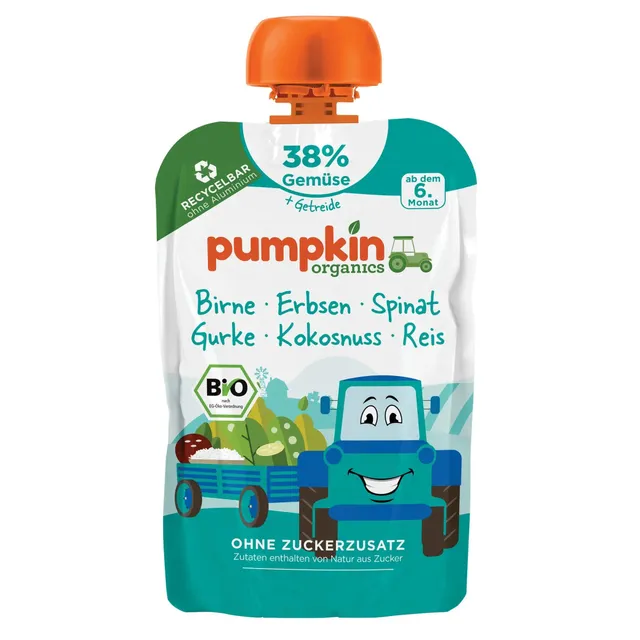 pumpkin-organics-bio-gem-se-getreide-quetschie-birne-erbse-8er-mhd image 1
